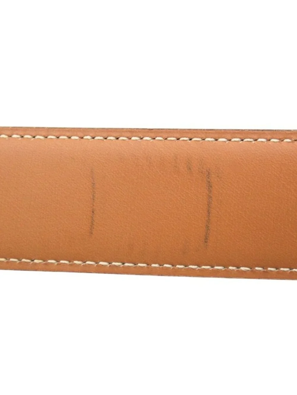 Hermes Buckle Reversible Belt Box Calf Leather 65 Black Brown